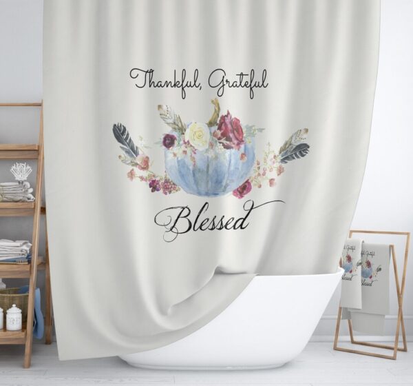 Blessed Shower Curtain for Bathroom Decor, Home Decor