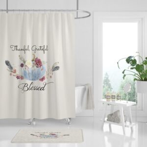 Blessed Shower Curtain for Bathroom Decor, Home Decor