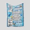 Blue Butterfly Quilt Blanket For Girls - Perfect for Bedroom Decor