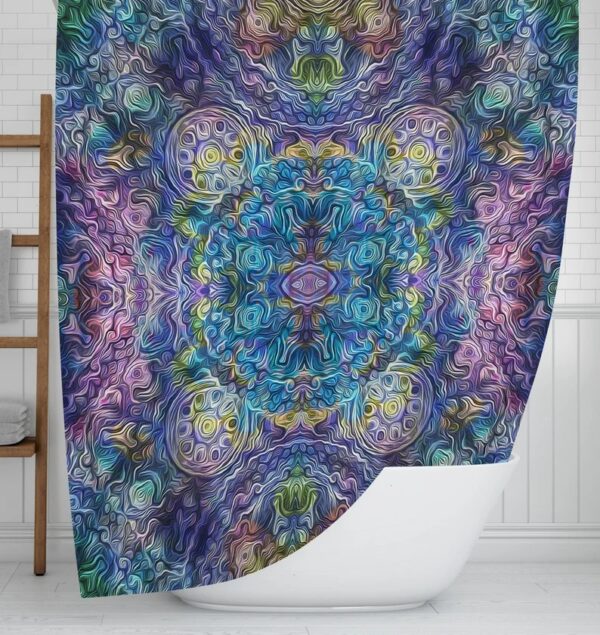 Boho Abstract Shower Curtain for Bathroom Decor, Home Decor