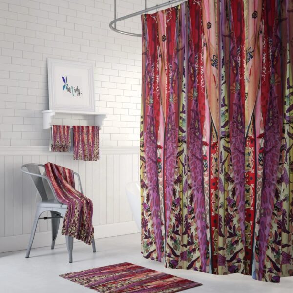Boho Chic Shower Curtain, Gypsy Spirit for Bathroom Decor, Home Decor
