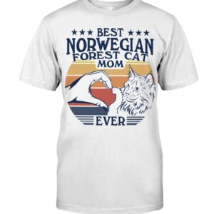 Cats Shirt - Best Norwegian Forest Cat Mom Ever