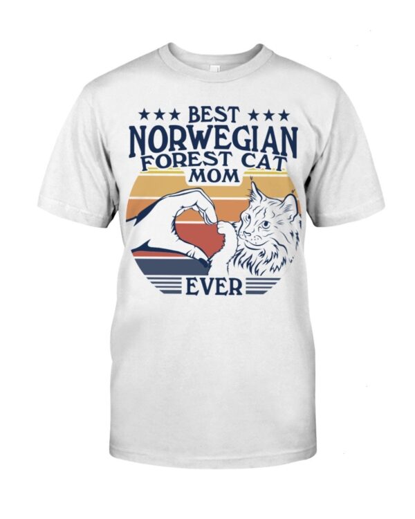 Cats Shirt - Best Norwegian Forest Cat Mom Ever