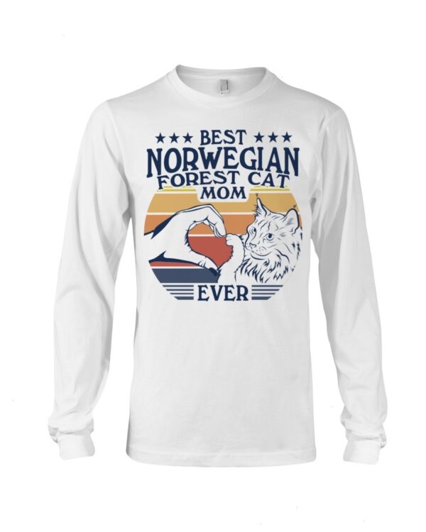 Cats Shirt - Best Norwegian Forest Cat Mom Ever