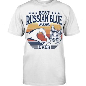 Cats Shirt - Best Russian Blue Mom Ever