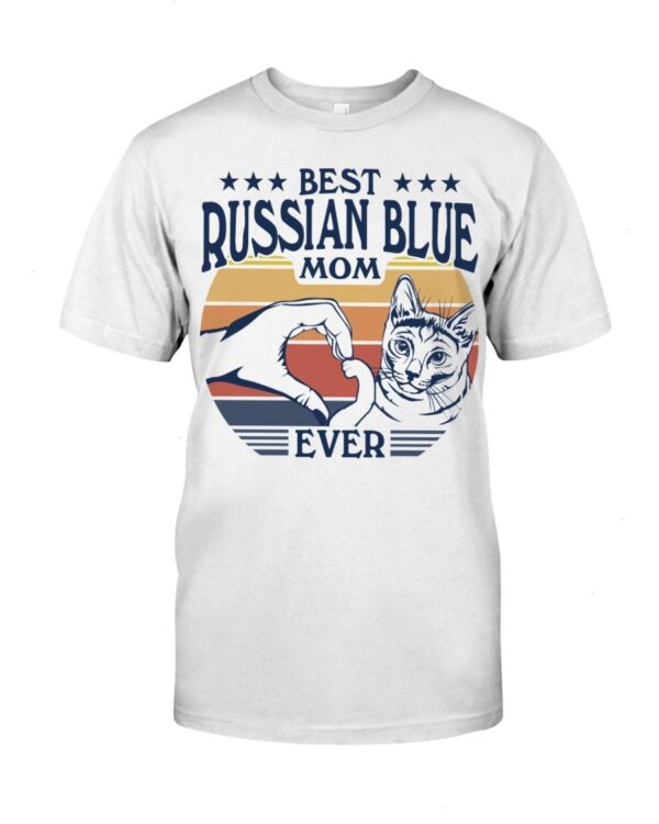 Cats Shirt - Best Russian Blue Mom Ever