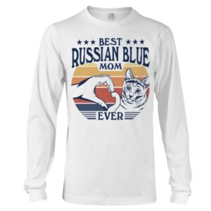 Cats Shirt - Best Russian Blue Mom Ever
