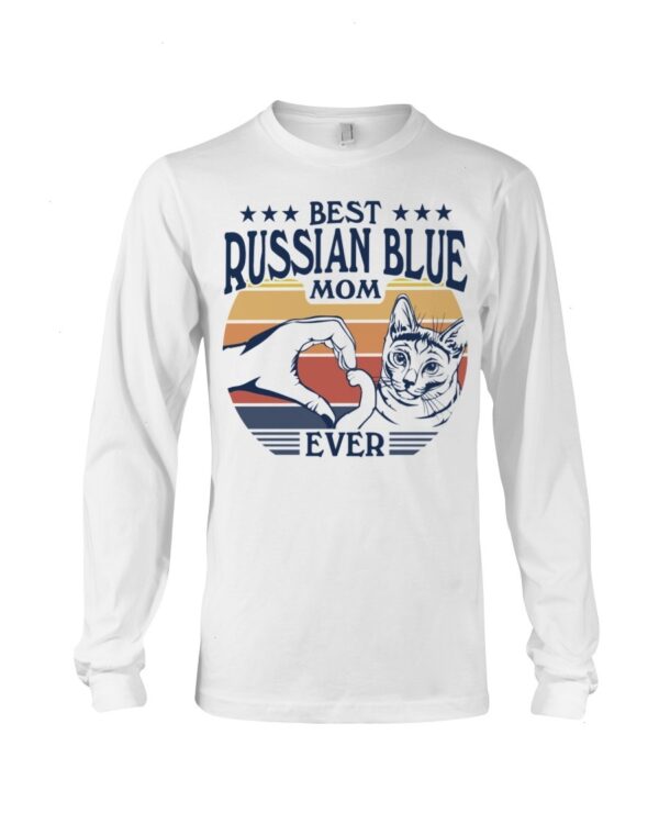Cats Shirt - Best Russian Blue Mom Ever