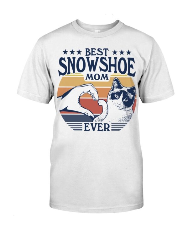 Cats Shirt - Best Snowshoe Mom Ever