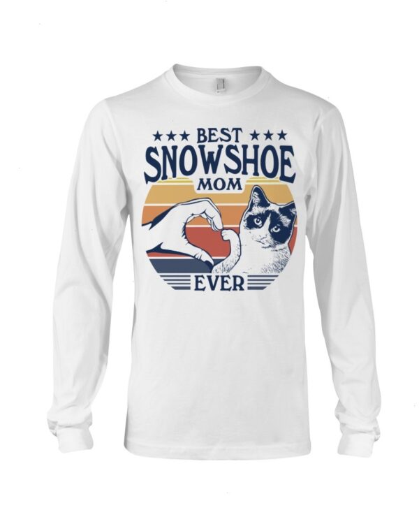 Cats Shirt - Best Snowshoe Mom Ever