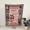 Custom Black Queen Quilt Blanket For Daughter - Great for Home Decoration