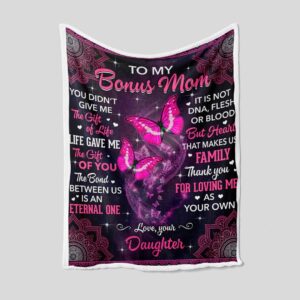 Custom Bonus Mom Quilt Blanket Bedding Set - Perfect for Bedroom Decor