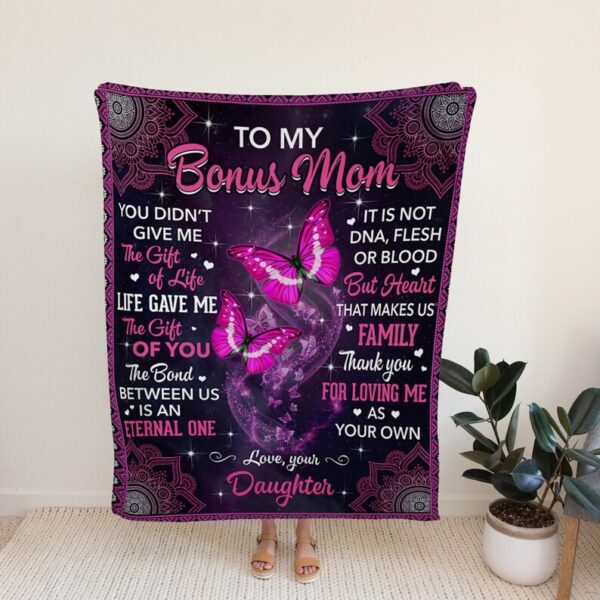 Custom Bonus Mom Quilt Blanket Bedding Set - Perfect for Bedroom Decor