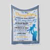 Custom Name Dad Quilt Blanket For Daughter - Great for Home Decoration