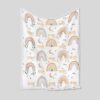 Custom Name Rainbow Quilt Bedding Set - Nursery Blanket, Baby Girl or Great Gifts for Family