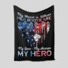 Custom Name Soldier Quilt Blanket - Veteran, Army Branches or Home Decoration