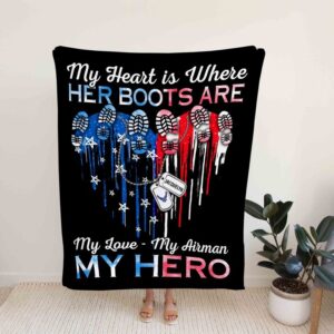 Custom Name Soldier Quilt Blanket - Veteran, Army Branches or Home Decoration