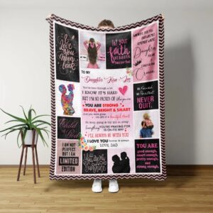 Custom Name Sunflower and Dragonfly Quilt Blanket - Great Gifts for Family