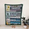 Custom Vintage Sunflower Quilt Blanket For Daughter - Great for Home Decoration