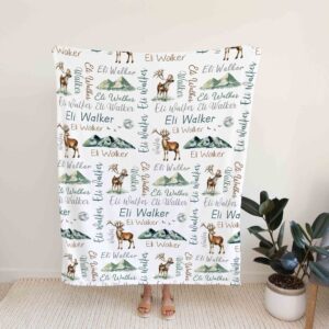 Deer Mountain Quilt Blanket - Perfect for Home Decoration