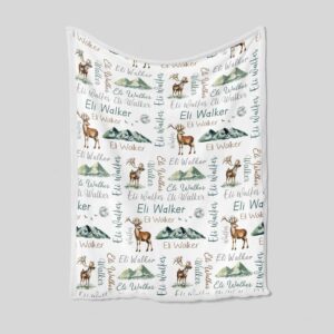 Deer Mountain Quilt Blanket - Perfect for Home Decoration