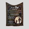 Father and Daughter Quilt Blanket For Dad - Home Decoration