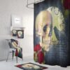 Gothic Skull Shower Curtain for Bathroom Decor, Home Decor