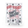 Happy Holidays - Christmas - Shower Curtain