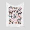 Horse Baby Quilt Blanket - Personalized Name Birthday Gift