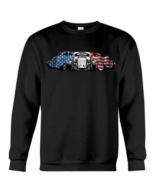 Hot Rod T Shirts Hoodie Sweatshirt with Quote America Hot Rod Design for Hot Rod Lovers