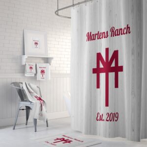 Martens Ranch Shower Curtain Home Decor