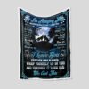 Night Wolves Blanket for Couple - An Amazing Man, Family Throw or Suitable for Home Decoration
