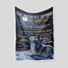 Night Wolves Couple Quilt Blanket For Boyfriend - Sofa Blanket
