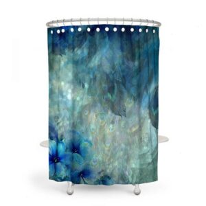 Peacock Essence Shower Curtain for Bathroom Decor, Home Decor