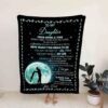 Personalized Blanket for Daughter From Dad - Great for Home Decoration
