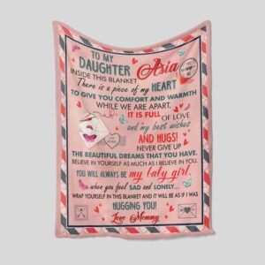 Personalized Dad Quilt Blanket For Daughter - Great for Home Decoration