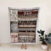 Personalized Daddy's Quilt Blanket For Christmas - Sofa Blanket