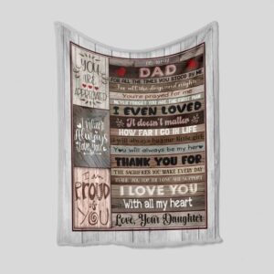 Personalized Daddy's Quilt Blanket For Christmas - Sofa Blanket