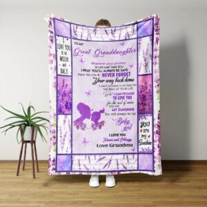 Personalized Daisy Hand Quilt Blanket For Daughter - Great Gifts for Family