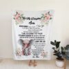 Personalized Elephant Quilt Blanket For Daughter - Great Gifts for Family