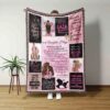 Personalized Family Quilt Blanket For Daughter - Sofa Blanket