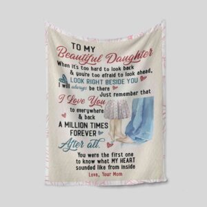 Personalized Family Quilt Blanket For Girls - Great Gifts for Family