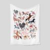 Personalized Kids Horse Blanket - Custom Birthday Gift Blanket