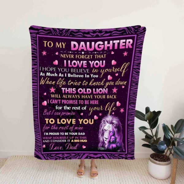 Personalized Letter Quilt Blanket For Daughter - Great Gifts for Family