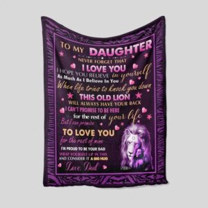 Personalized Letter Quilt Blanket For Daughter - Great Gifts for Family