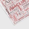 Personalized Name Monogrammed Quilt Blanket - Cozy Family Gift