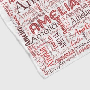 Personalized Name Monogrammed Quilt Blanket - Cozy Family Gift