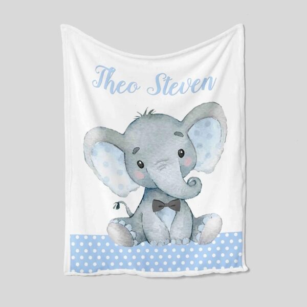Personalized Name Quilt Bedding Set - Cute Baby Boy Blanket