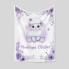 Personalized Sheep Quilt Blanket - Custom Baby Girl, Family or Suitable for Home Decoration