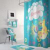Personalized Unicorn Shower Curtain for Bathroom Decor, Home Decor